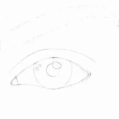 step-by-step drawing and shading the eye with pencil