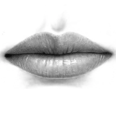 photorealistic lips drawing, tutorial for beginners