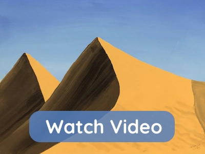 tutorial paintig dunes sahara desert